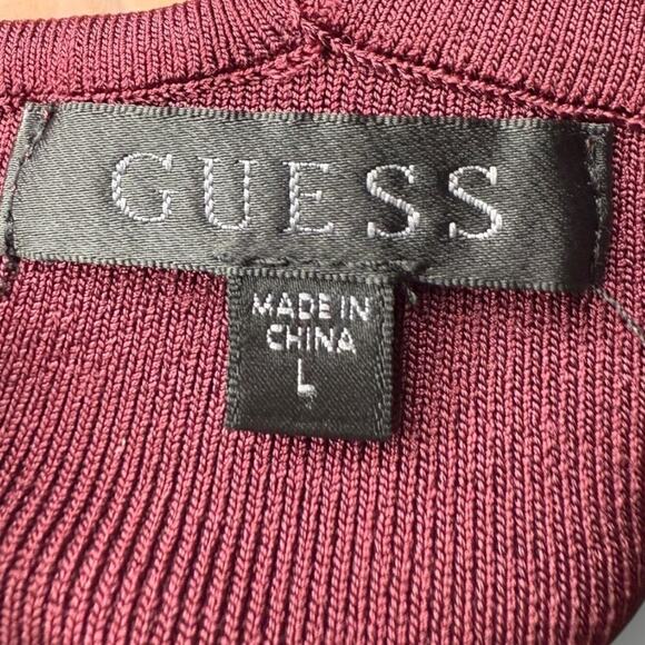 GUESS Womens Halter Palms Mini Dress sz L - Picture 8 of 9
